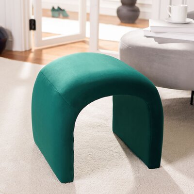 Andeana 20.08" Wide Velvet Standard Ottoman by Mercer41