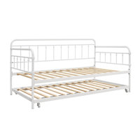Leatherman Twin Daybed with Trundle by Three Posts