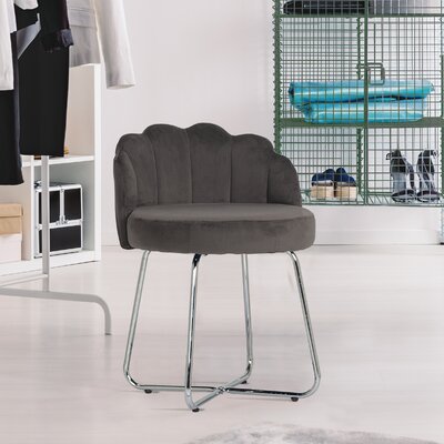 Laborde Steel Vanity Stool by Willa Arlo Interiors