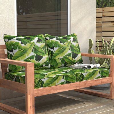 Indoor/Outdoor Loveseat Cushion by Mistana