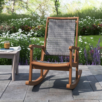 Arnot Rocking Solid Wood Chair by Birch Lane