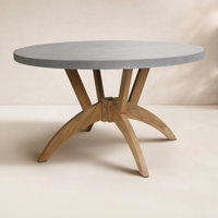 Akiva Teak Dining Table by Birch Lane