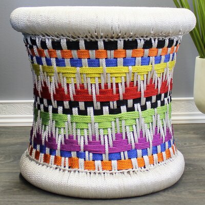Barkhamsted Reed Accent Stool by Bay Isle Home