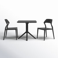 Farrah Patio 3 Piece Bistro Set by AllModern