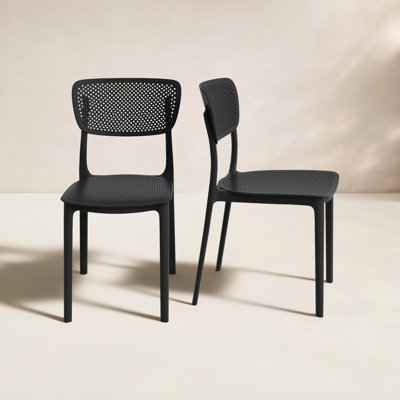 Farrah Stacking Patio Dining Side Chair by AllModern