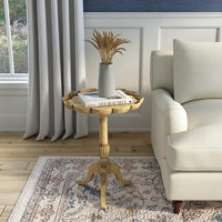Ariad Pedestal End Table by Kelly Clarkson Home