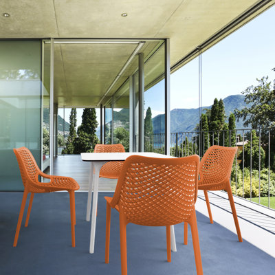 Farrah Square 4 - Person 31.5" Long Dining Set by AllModern