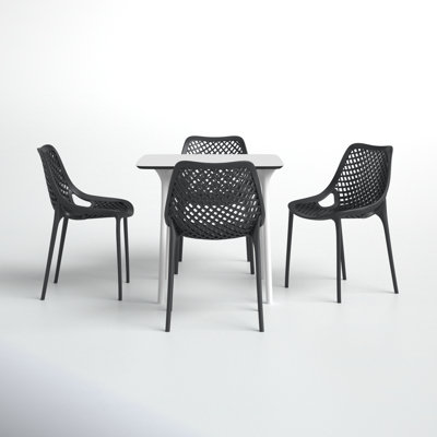 Farrah Square 4 - Person 31.5" Long Dining Set by AllModern