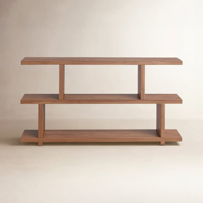 Annora 33" H x 63" W Geometric Bookcase