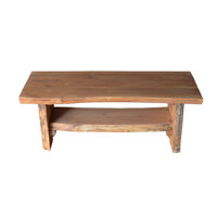 Teri Solid Wood Coffee Table with Storage by Loon Peak