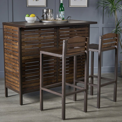 Uttoxeter Bar with Wine Storage by Williston Forge