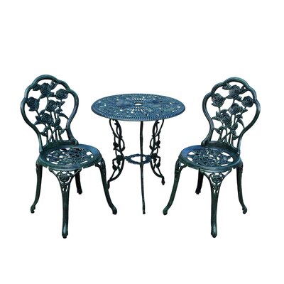 Louise Traditional 3 Piece Bistro Set by Astoria Grand