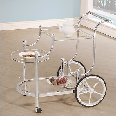 Rommel Bar Cart by House of Hampton