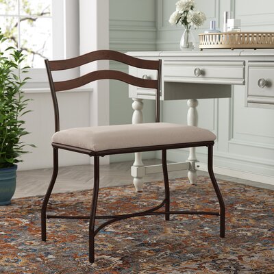Barmore Vanity Stool by Fleur De Lis Living