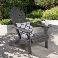 Mobley Solid Wood Folding Adirondack Chair by Highland Dunes