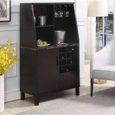 Carbrey Bar with Wine Storage