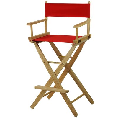 Scoville Folding Director Chair by Rosecliff Heights