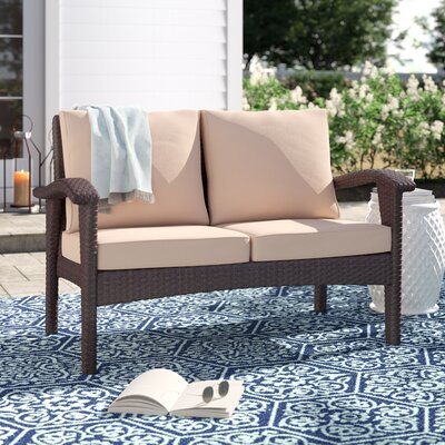 Kendra 49" Wide Loveseat with Cushions by Langley Street