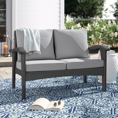 Kendra 49" Wide Loveseat with Cushions by Langley Street