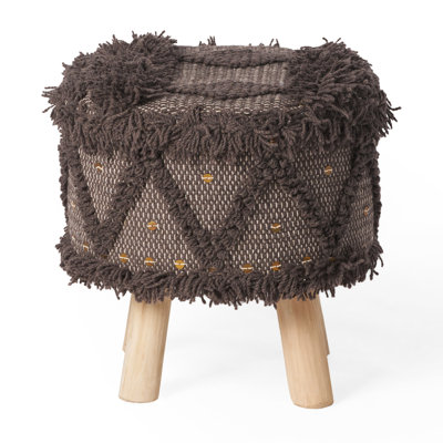 Phebe Solid Wood Accent Stool by Dakota Fields