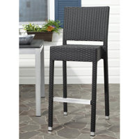 Ghent 29.5" Patio Bar Stool by Ebern Designs