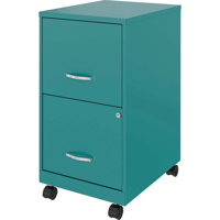 Krahn 2-Drawer Mobile Vertical Filing Cabinet by Inbox Zero