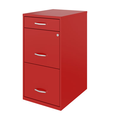 Maegan 3 Drawer Letter Width Vertical Home and Small Office Premiere File Cabinet with Pencil Drawer by Inbox Zero