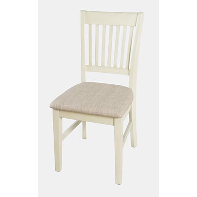 Barna Upholstered Slat Back Side Chair by Three Posts