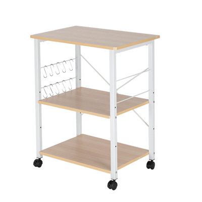 Algona Microwave Storage Kitchen Cart by Andover Mills