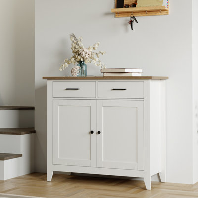 Ailynn Wood Accent Cabinets With 2 Drawers & 2 Doors by Lark Manor
