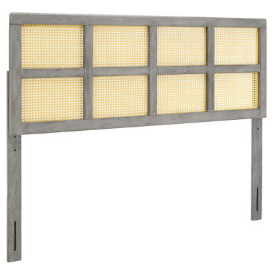 Luana Cane Mid-Century Modern Headboard by Modway by Modway