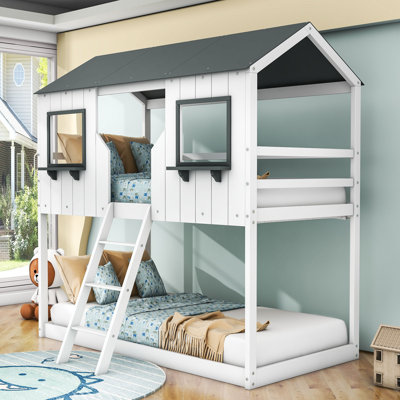 Twin Over Twin Standard Bunk Bed by Harper Orchard by Harper Orchard