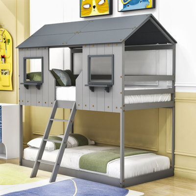 Twin Over Twin Standard Bunk Bed by Harper Orchard by Harper Orchard