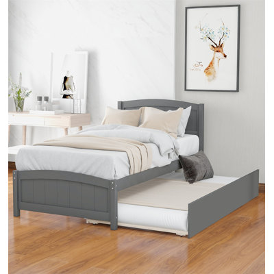 Gisan Twin Solid Wood Daybed with Trundle by Red Barrel Studio