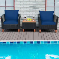 Antun Almonzo 2 - Person Seating Group with Cushions by Wade Logan