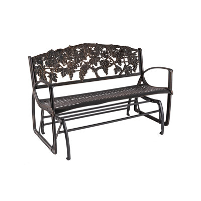 Aashutosh Grape Glider Bench by Bloomsbury Market