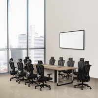 Osmani Rectangular Conference Table and Chair Set by Inbox Zero