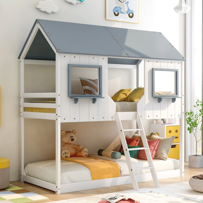 Prudenville Twin over Twin Standard Bunk Bed by Harper Orchard