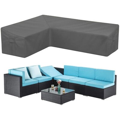 Waterproof L-Shaped Patio Sectional Covers by Latitude Run