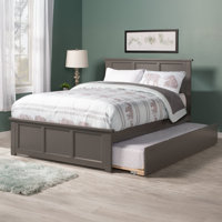 Amison Solid Wood Platform Bed with Matching Footboard and Trundle by Lark Manor