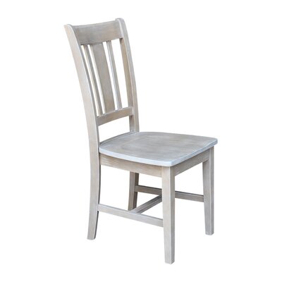 Derene Solid Wood Slat Back Side Chair by August Grove