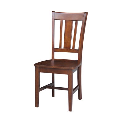 Derene Solid Wood Slat Back Side Chair by August Grove