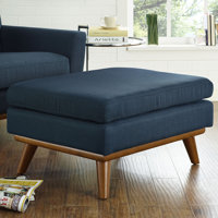 Modway Engage Upholstered Fabric Ottoman