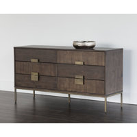 Sadhia 6 Drawer Double Dresser by Corrigan Studio