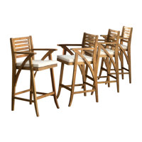 Aoto 29" Patio Bar Stool with Cushion by Red Barrel Studio