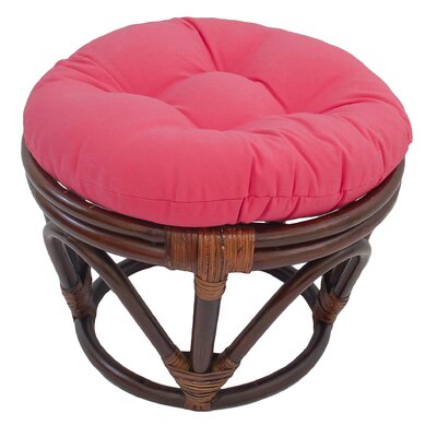 Wanamingo 18" Tufted Round Standard Ottoman by Bay Isle Home