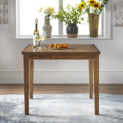 Langner Solid Wood Dining Table by Charlton Home