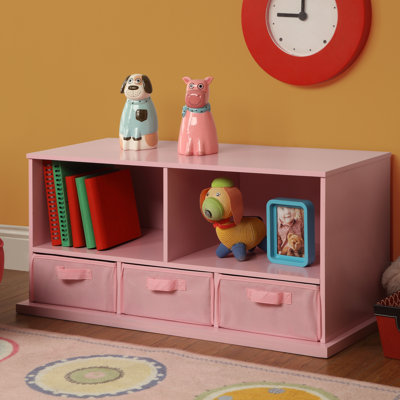 Baymore Gabo 17.25" H x 37" W Chip Resistant Kids Bookcase by Harriet Bee