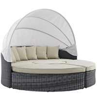 Modway Invite Canopy Outdoor Patio Sunbrella Daybed by Modway