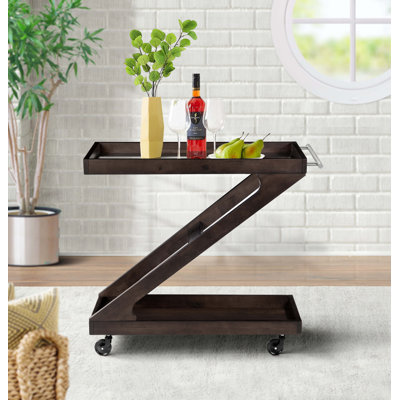 Jeidan Bar Cart by Latitude Run